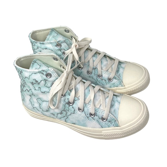 Converse CTAS HI All Star High Top Blue Light Dew Women Canvas Sneakers A02035C - Picture 3 of 9